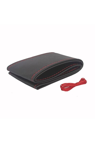 Fox Dikmeli Deri Düz Model Renkli Ip Direksiyon Kılıfı