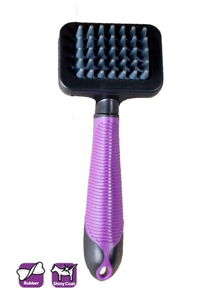 Karlie Karlıe Cat Massage Brush 8x7x4 Cm Purple-black
