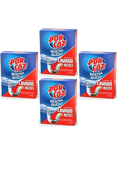 Porçöz Granül Lavabo Açıcı X 4 Adet