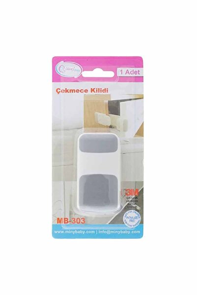 Miny Baby Подвійний замок для шухляди, сірий