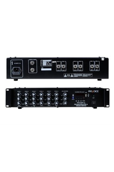 Provoice Vpx-06 Usb Rack Tipi 6 Kanal Deck Mikser