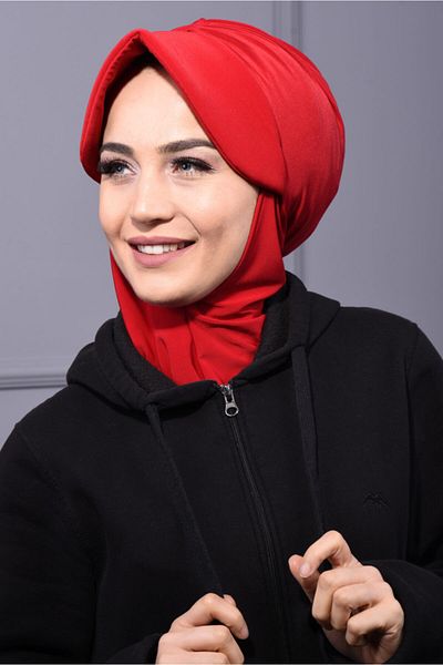 Nowa Scarf Sports Hat Scarf Red Suitable for Use in Pool