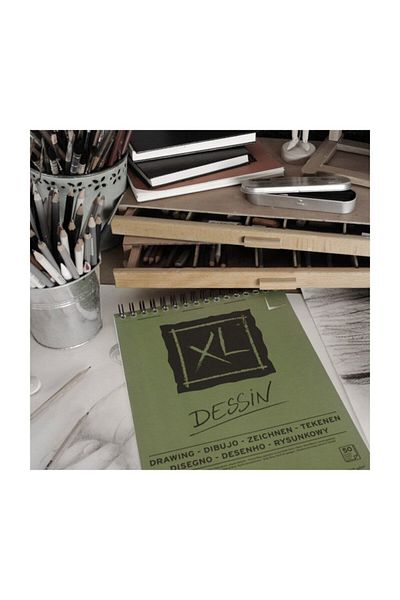 Canson Xl Drawing Dessin Spiral Light Grain 160g 50 Sheets A5