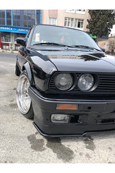 NamTuning BMW E30 Uyumlu Ön Lip Tampon Eki Parlak Siyah