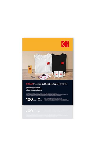 Kodak 20X30(A4)-100 Pieces Sublimation Transfer Paper - 100 Gr/M2