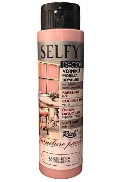 Rich Selfy Decor Kendinden Vernikli Boya 816 Elizya 500 Cc