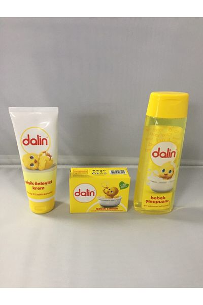 Dalin 200MlShampoo + 100MlDiaper Rash Cream + 100gSoap Set