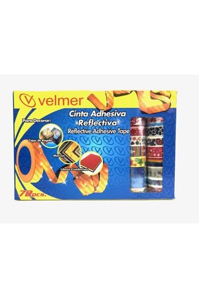 Vtk Velmer Decorative Patterned Tape 60 Pieces (1 Box)