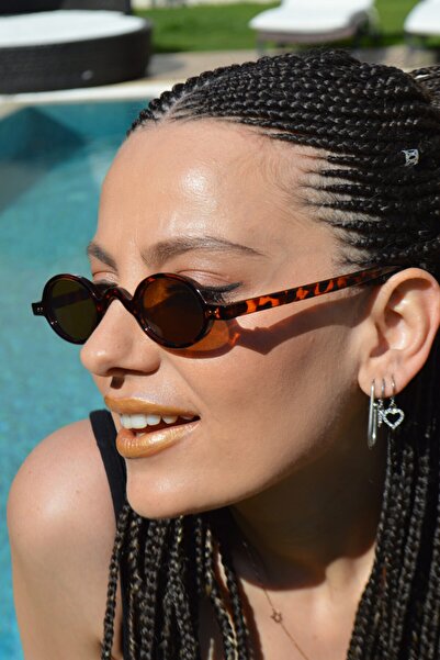 By Harmony Unisex Leopard Brown Sunglasses Bh Y001 05