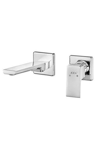 Eca Tiera Ankastre Lavabo Bataryası Sıva Üstü Grubu Çift Rozet