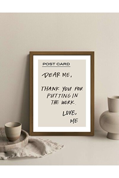 Vetro Design Seria Bohemiană - Pictură înrămată cu rame Dear Me