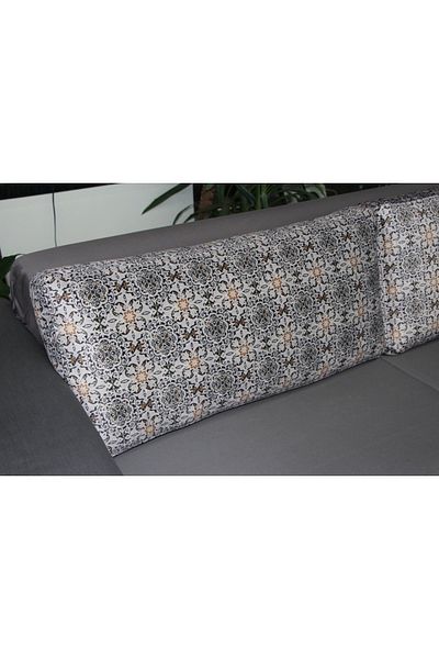 AYPETEKS Pernă pentru spătar pentru scaun model cutie gri autentică/pernă pentru canapea/față de pernă pentru spătar