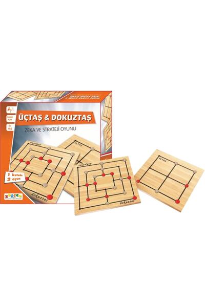 oyun Wooden Three Stones & Nine Stones (2 in 1) Are Domestic and Own Products