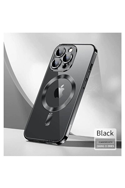 m.tk moveteck Iphone 13 Pro Max Kılıf Kamera Lens Üstü Korumalı Manyetik Mags...