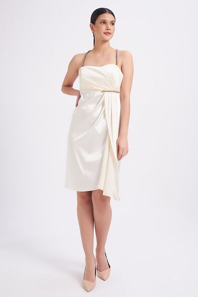 Balizza Blz-stone Design Strappy Dress