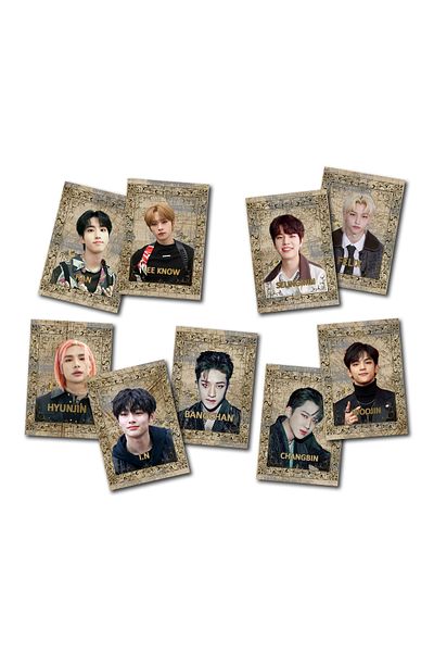 Güneş Kırtasiye Σετ φωτοκάρτες Stray Kids 9 τεμαχίων