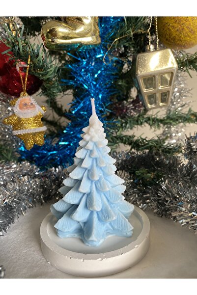 lıghts of candle handmade & 2020 Yılbaşı Yeniyıl Kar Yağmış Ağaç Ve Mini Orga...