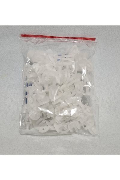 erdoğan hobi Buton pentru perdea Ruleta pentru perdea 72+4 Buton pentru cornișă - 72 bucăți de butoane pentru perdea cu fixare 4 bucăți set de blocare