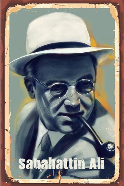 hediyeniburadabul Ξύλινη αφίσα/πίνακας με θέμα Σαμαχαττίν Αλί