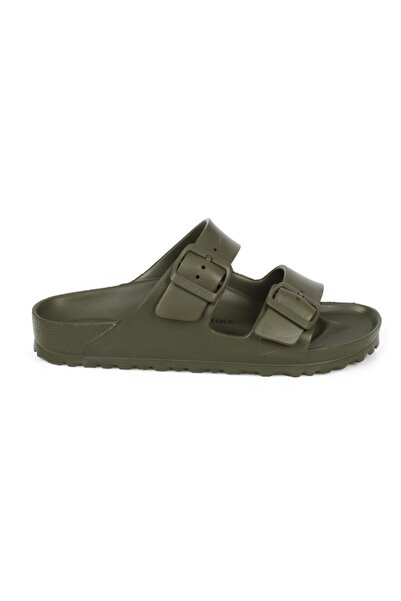 Birkenstock Γυναικείες παντόφλες Arizona Eva σε χακί χρώμα