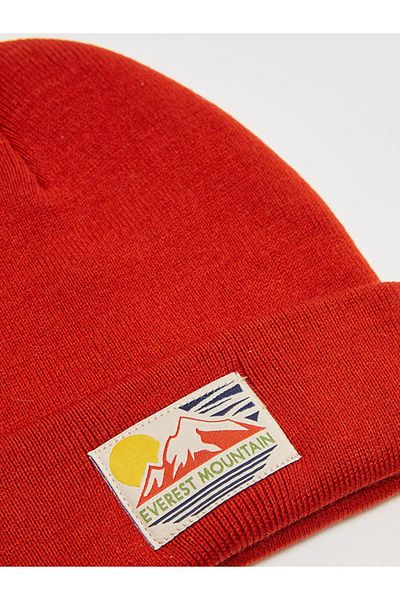 LC Waikiki Label Printed Boy's Knitwear Beret