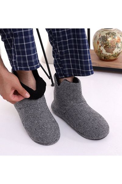 Wordex Ανδρικές παντόφλες Rd Eb311 Fishback Pattern Home Boots Home Shoes
