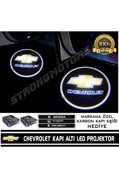 mısırlı grup Chevrolet Araçlar Için Pilli Kapı Altı Led Hayalet Logo