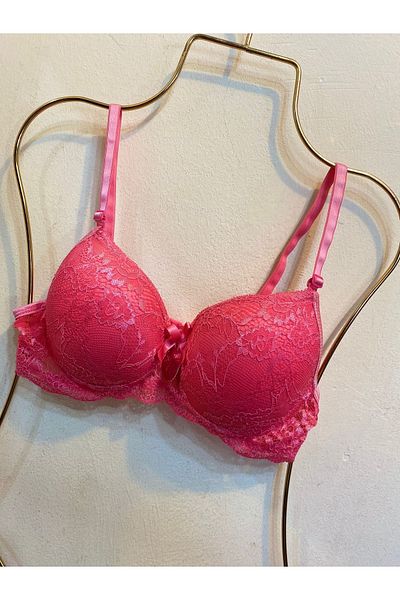 Otantik Tekstil Women's Lace Lace Detailed Unassisted Sexy Fancy Underwire (wire) Bra