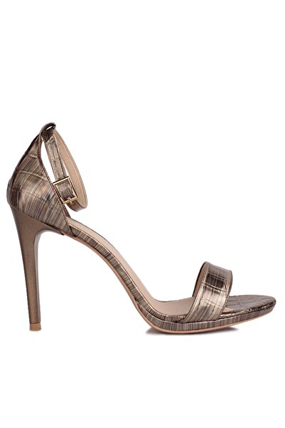 Fitbas 111033 721 Γυναικεία χρυσά παπούτσια μεγάλου και μικρού μεγέθους