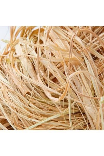Hobizubi 500Gr Natural Raffia - Natural Ip from Banana Fiber - Decoration - Packaging - Hobby