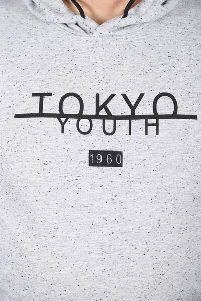 MocGrande Чоловічий світшот з капюшоном - великий розмір Tokyo 22702