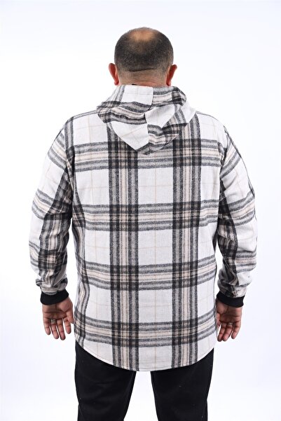 MocGrande Суитшърт Lumberjack с двоен джоб, голям размер, 22202