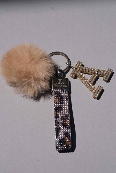 TASARIM ARABAM ATİKE ELİF AKIN Leopar Taşlı & Logosuz Anahtarlık & Kemıl Mini...