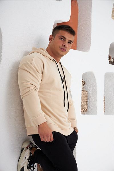 FAST EFFECT WEAR Φούτερ με ανάγλυφο λογότυπο με κουκούλα