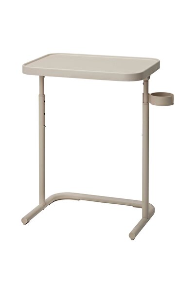 Hopdiye Ikea Bjorkasen Laptop Masası, Bej