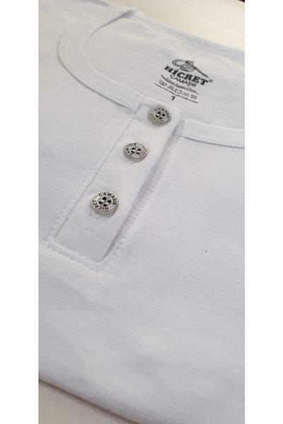 Hicret Çamaşır Buttoned Long Sleeve Undershirt