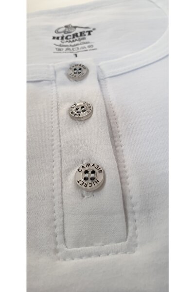 Hicret Çamaşır Buttoned Long Sleeve Undershirt