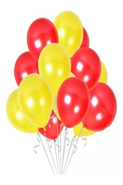 LOTUS PARTY 50 Pieces - Yellow - Red Balloon Chain