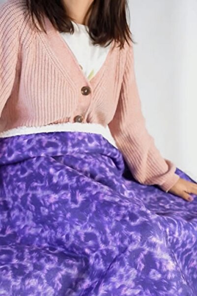 Savana Polarlı Yünlü Ve Baskılı Tv Diz Örtüsü 100x150 VE KOLTUK ŞALI