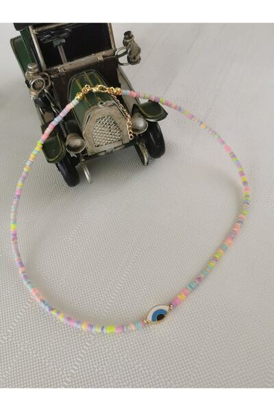 LİVZA BİJUTERİ Fimo Boncuklu Nazar Gözlü Kolye