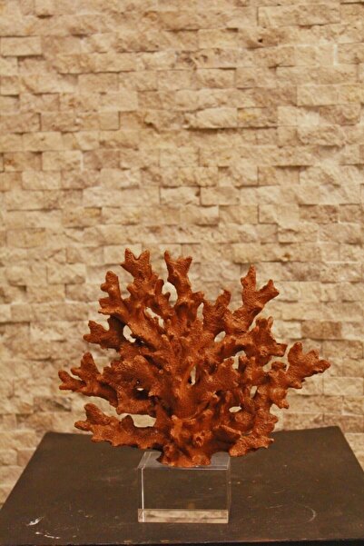 Ritzy Dekor Ev Dekorasyon Modern Dekoratif Lüx Mercan Kaide Büst Büyük Biblo Kahve Aksesuar - Modern Ofis Salon