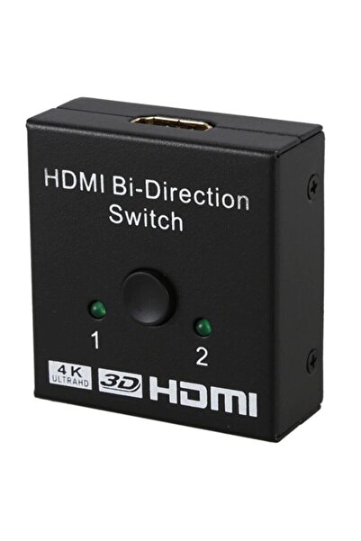 Temiz Pazar 2 Port Çift Yönlü Hdmi Switch Splitter Ekran Monitör Çoklayıcı Ço...