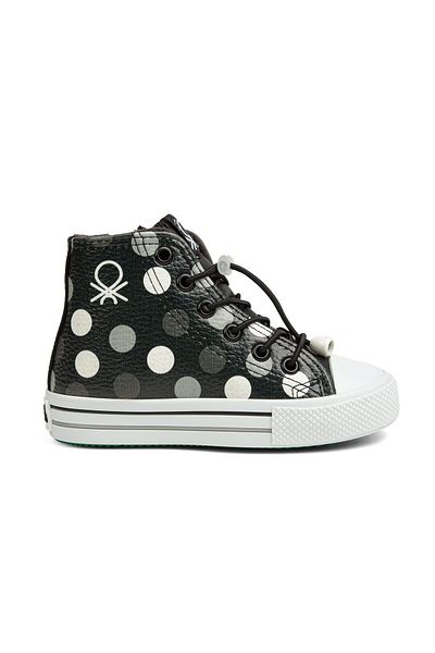 Benetton ®| Bn-30781 - 3394 Black White - Children's Sports Shoes