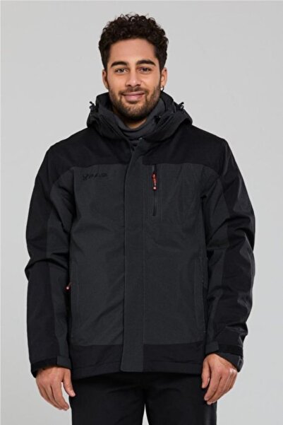 2AS Мъжка яке Elbruz 3-в-1 тъмно сиво M010422grey0620