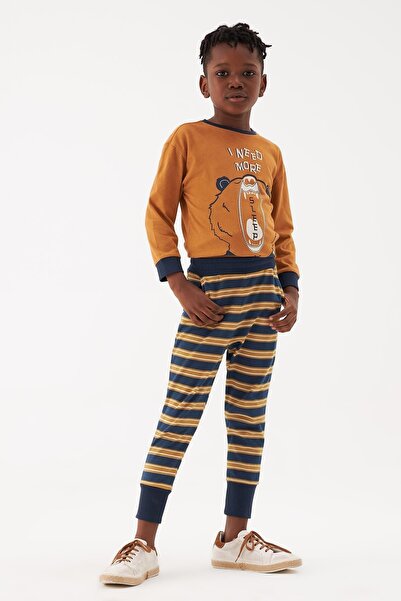 Nebbati Fiú mintás pizsama szett Ns22fwn3835