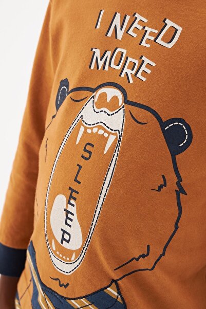 Nebbati Fiú mintás pizsama szett Ns22fwn3835