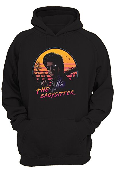 remonz Stranger Things Μπροστινή στάμπα, 100% βαμβάκι, 3 κλωστές. Ανυψωμένο, Fleece Εσωτερικά, Πολύ Χοντρό Hoodie