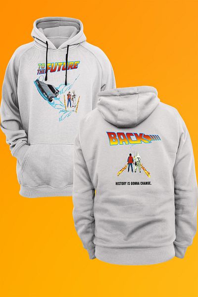 remonz Φούτερ με κουκούλα με στάμπα Back To The Future