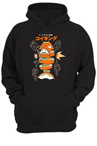 remonz Pokemon Fish με στάμπα, 100% βαμβάκι, 3 κλωστές. Ανυψωμένο, Fleece Εσω...