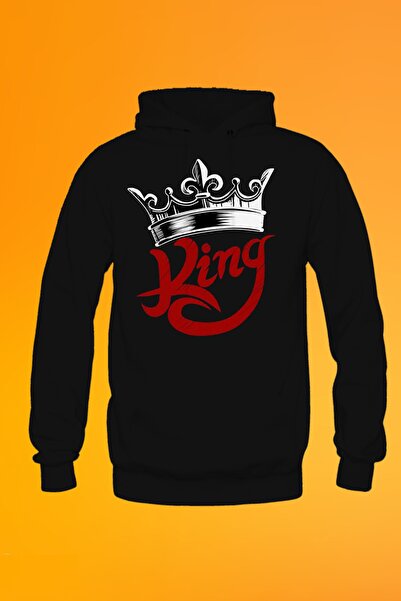 remonz Φούτερ με κουκούλα King Printed Μαύρη κουκούλα